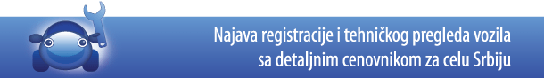 Najava registracije i  tehnickog pregleda